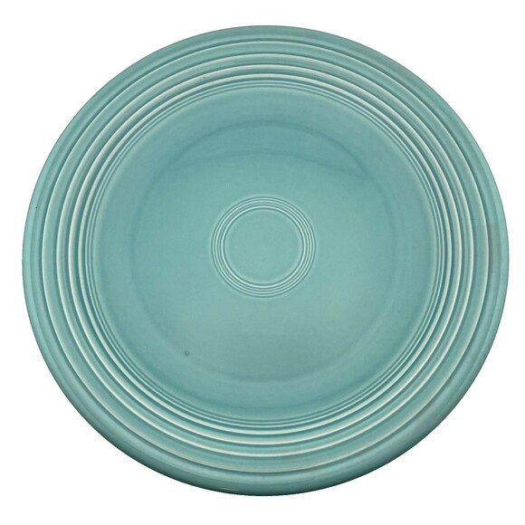 Fiesta Ware Turquoise Chop Plate Platter 12" Charger USA KKB Homer Laughlin - Picture 1 of 5